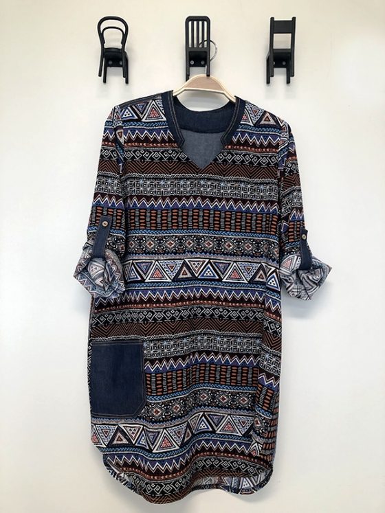 ''Charlevoix'' tribal tunic