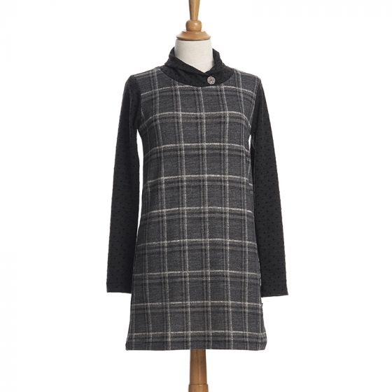 Plaid ''Cosmique'' tunic