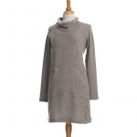 Mixed light gray ''interstellaire'' tunic