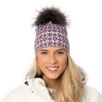 Tuque Ema à pompon en fourrure recyclée