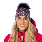 Tuque Kayla à pompon en fourrure recyclée