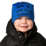 Tuque Je pense que je vais être tannant bleu