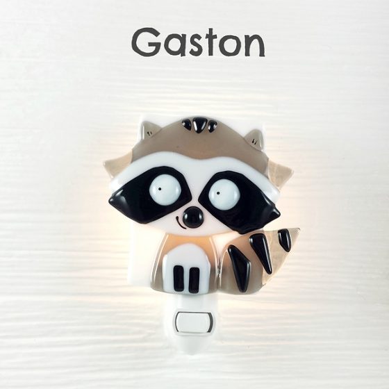 Gaston the raccoon night light