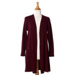 Burgundy ''pimbina'' vest