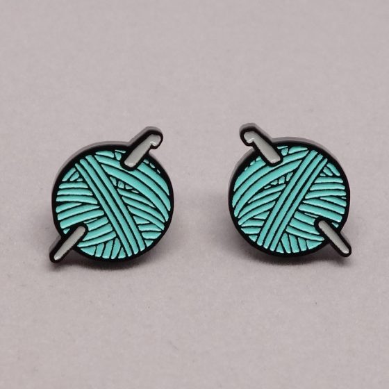 Boucles d'oreilles crochet turquoise