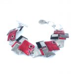 Bracelet en étain rouge