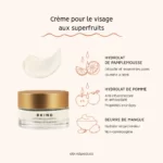 Crème visage superfruits