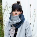 Foulard Galway Marin