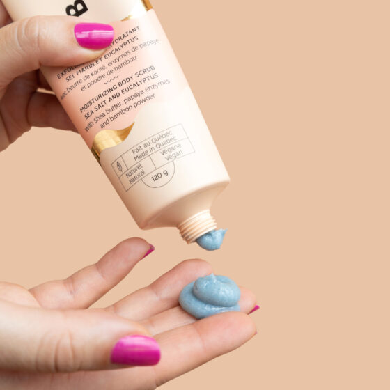 Exfoliant hydratant pour le corps Sel marin et eucalyptus