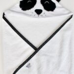 Serviette de bain 0 à 1 ans Panda