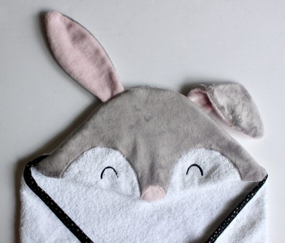 Serviette de bain 1 à 9 ans Lapin