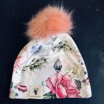 Tuque 0-24 mois Floral rose