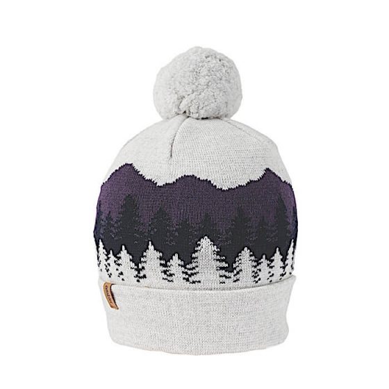 Tuque Forêt boréale gris pâle