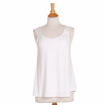 Camisole colombe Blanc