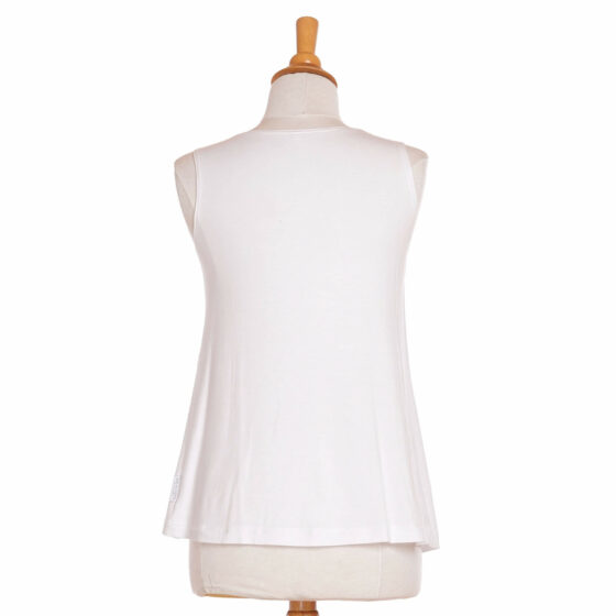 Camisole colombe Blanc