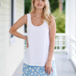 Camisole colombe Blanc