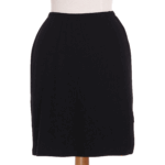 Black ''cigogne'' skirt