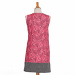 Coral pink ''paruline'' dress