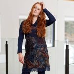 Navy Himalaya tunic-dress