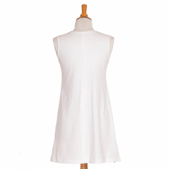 White ''pélican'' tunic