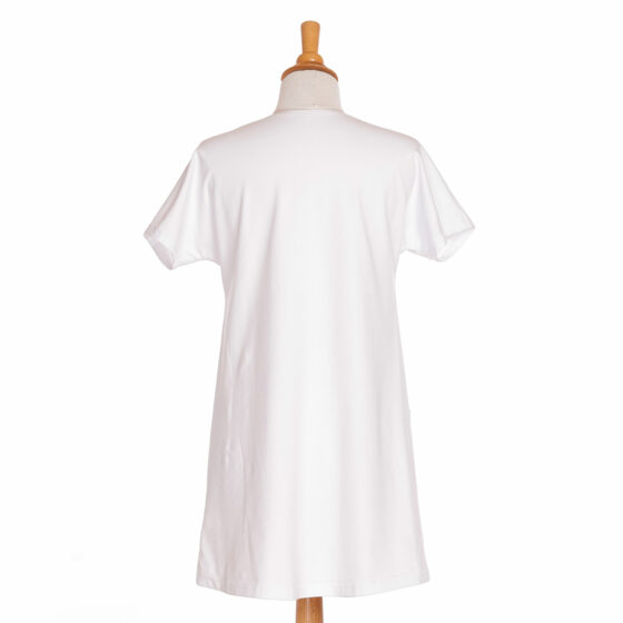 White ''quiscale'' tunic