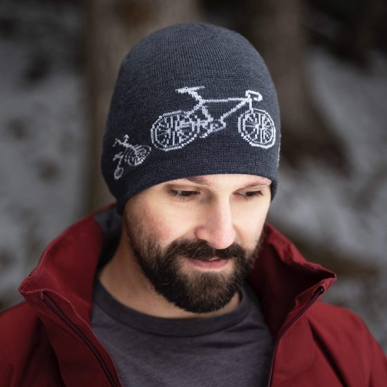 Tuque vélo Charbon