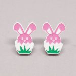 Boucles d'oreilles lapin coco