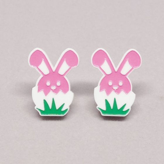 Boucles d'oreilles lapin coco