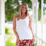 White reversible tank top