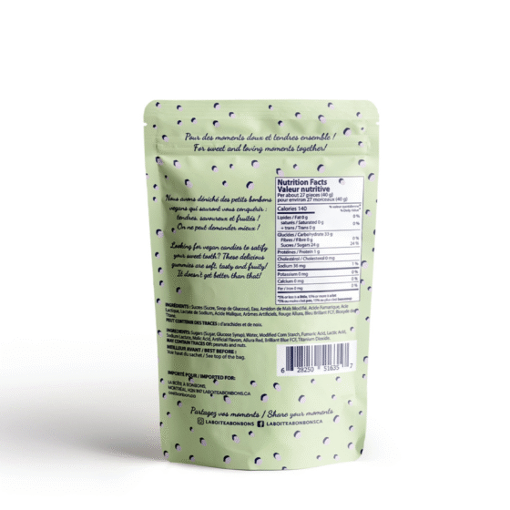 Jujubes vegan Petites billes aux fruits