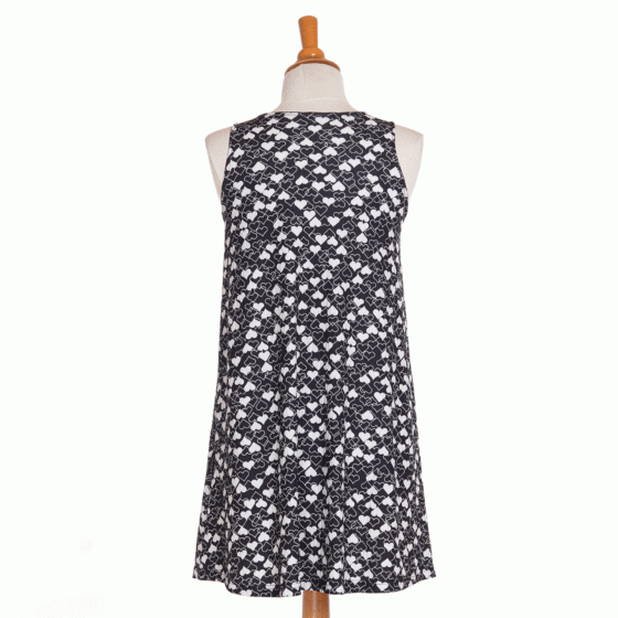 Hearts ''flamant'' dress