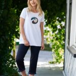 Tunique-t-shirt chouette Blanc