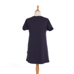 Navy blue ''quiscale'' tunic