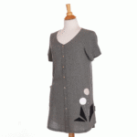 Lichen ''gélinotte'' tunic