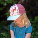 Casquette pour enfant Dinos rose