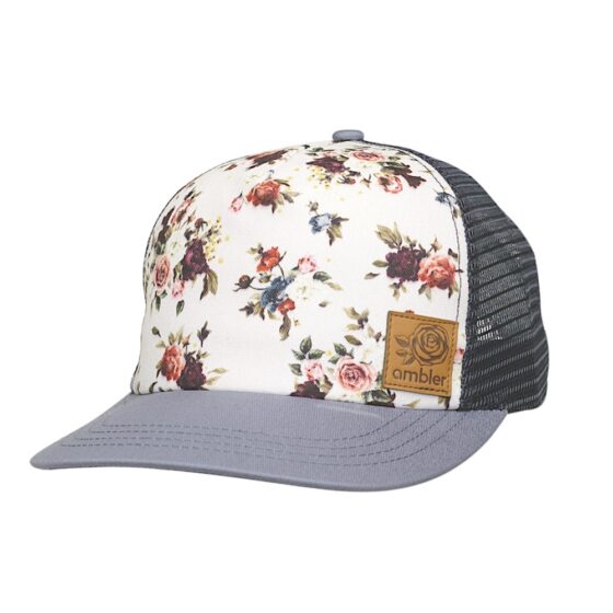 Casquette Roses Palette bleue