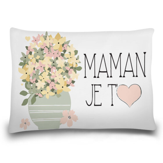 Coussin Maman je t'aime