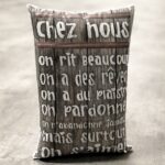 Coussin Chez nous on s'aime