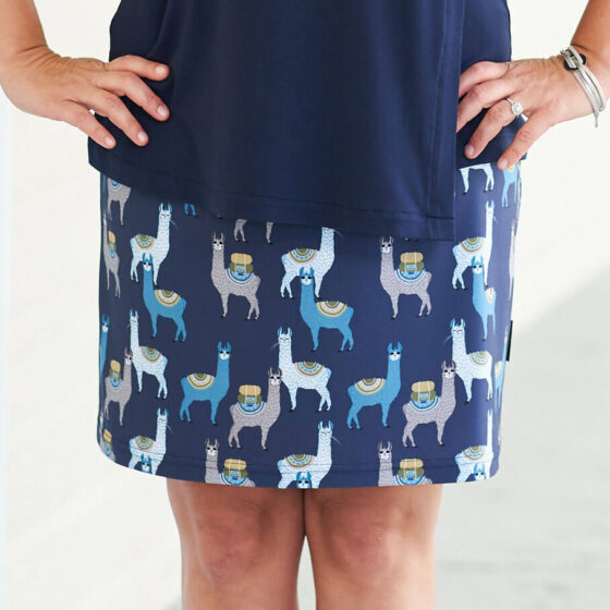 Alpacas ''inséparable'' short-skirt