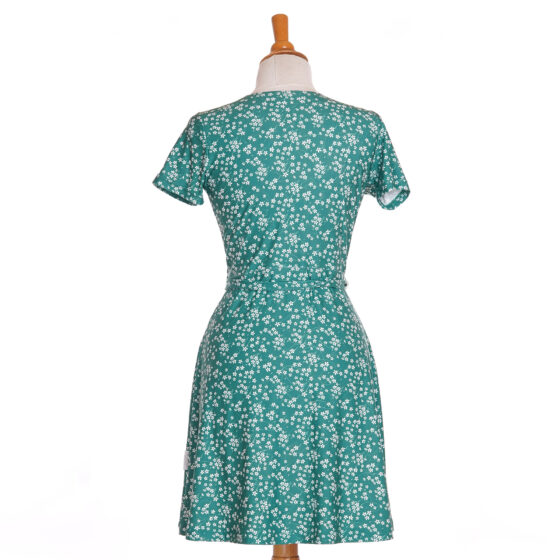 Kelly green ''chardonneret'' dress