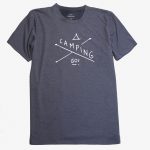 T-shirt Camping Charbon
