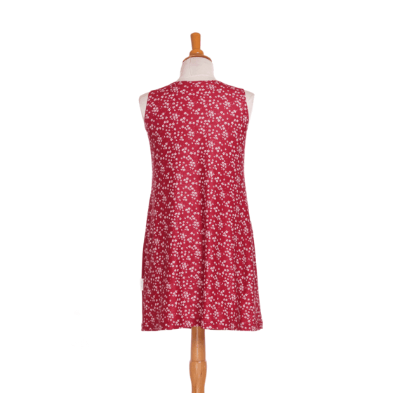 Red and white ''perroquet'' tunic