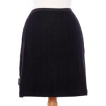 Black ''tourmaline'' skirt