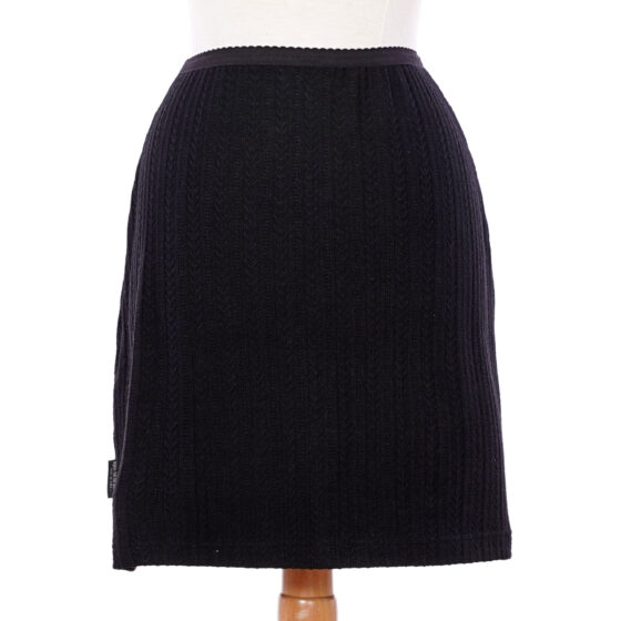 Black ''tourmaline'' skirt