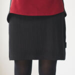 Black ''tourmaline'' skirt