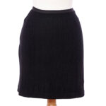 Black ''tourmaline'' skirt