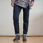 Denim blue ''granite'' pant