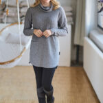 Grey ''diamant'' tunic