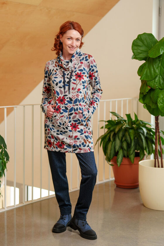 Tunique genévrier Floral