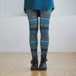 Teal ''béryl'' legging